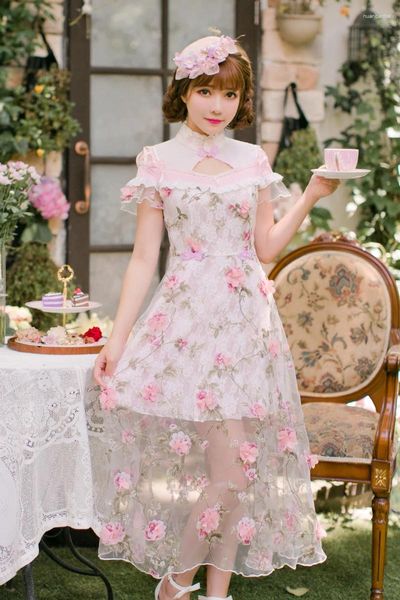 Abiti da festa principessa dolce lolita caramelle pioggia in stile cinese snow -out abito c22ab7124