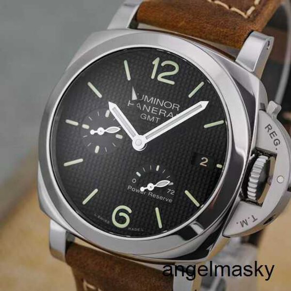 Relógio automático de punho Panerai Luminor 1950 Series Men's Limited Automatic Mechanical Back AT DATE DISTIVIMENTO DE LUMURO IMPRESSÃO DE LUMURO DE LUMURO DE 42MM Diâmetro PAM00537