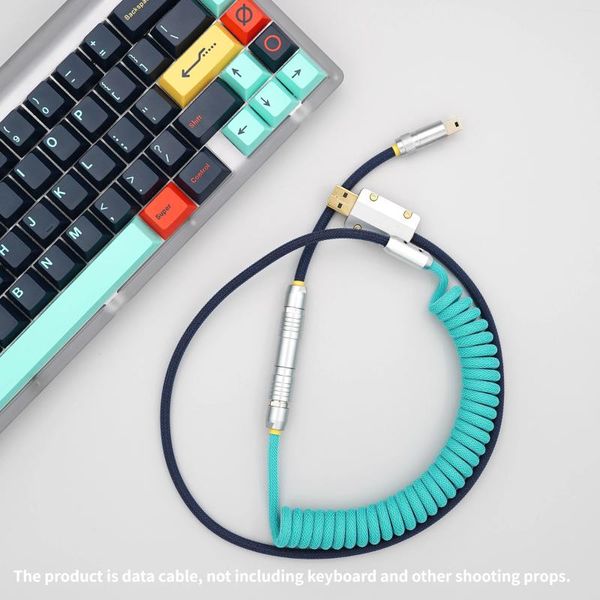 Компьютерные кабели Spot geekcable Manual Mechanical Keyboard Data Cable Gmk Theme Caycap Line Metropolitan