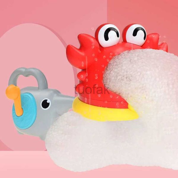 Giochi da bagno per bambini Speap Macchina Blotta Baby Baby Aerotor Maker in schiuma per esterni Scazzante cartone animato e piscina per bagno in vasca da bagno D240507