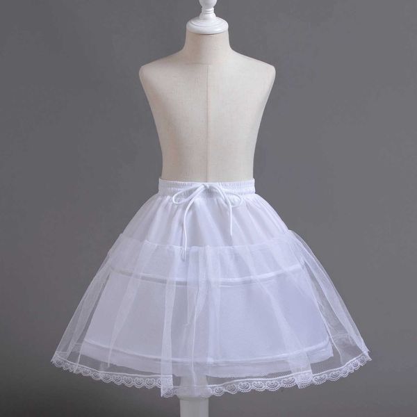 Tutu Dress White Tule Salia Baby Girls Tutu Saias Tapticoats Kids Salia de sub -saia Acessórios de casamento Acessórios de casamento Garota Papticoat Crinoline D240507