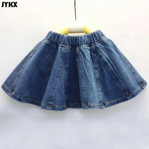 Tutu Dress Girls Etek 2019 Bebek Kız Denim Etek Toddler Çocuk Denim Etek Sonbahar Sevimli Bebek Çocuklar Çocuk Etek Çocuklar D240507