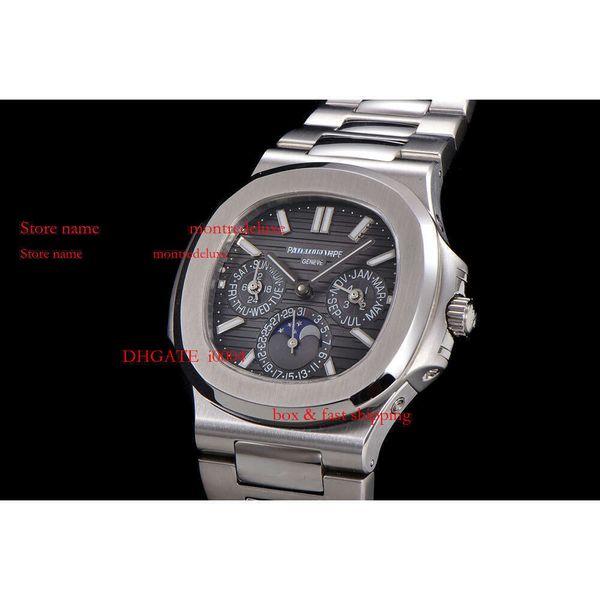 Hinery pp5740 Designer de Geneve Watch Moon tw Watch Business 12mm Recursos Fase Complexo Superclone PP Men's Watch Designers 759 Montredeluxe 931