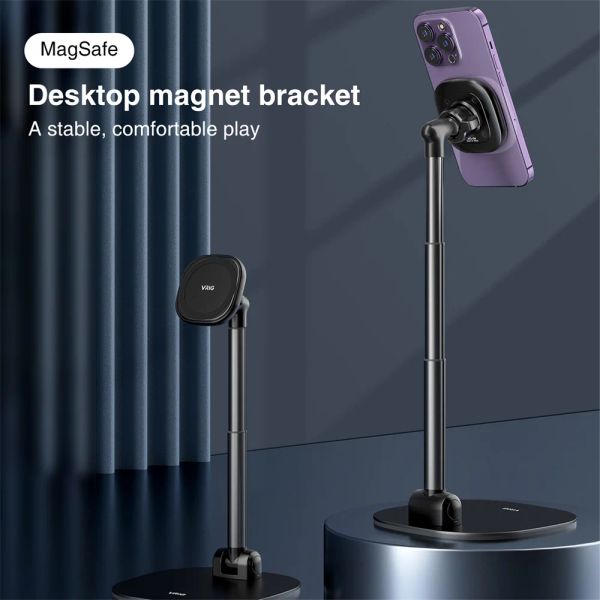Yeni masaüstü manyetik telefon tutucusu Magsafe iPhone 12 13 Mini Pro Max 14 15 Telefon Montaj Aksesuarları Stand Akıllı Telefon Desteği