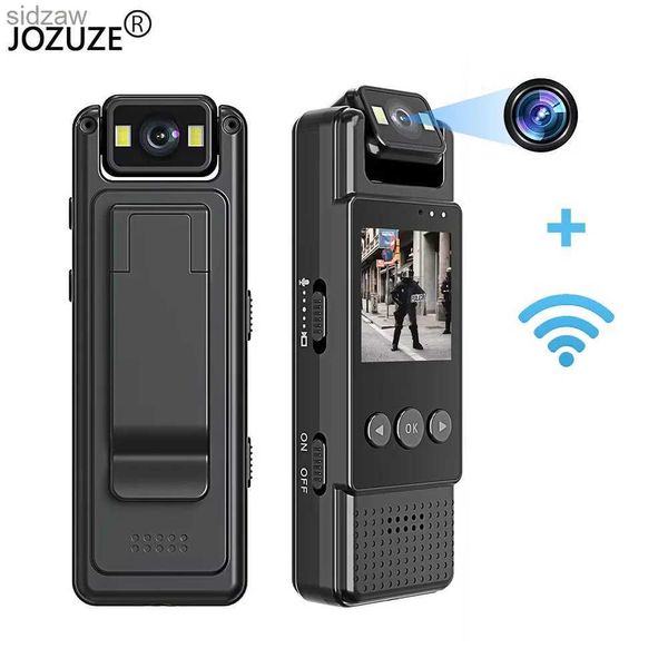 Mini telecamere Jozuze MD17 WiFi Mini Camera 1080p Registratore digitale portatile dotato di polizia Mini Camera umana Night Vision DV Mini Camera WX