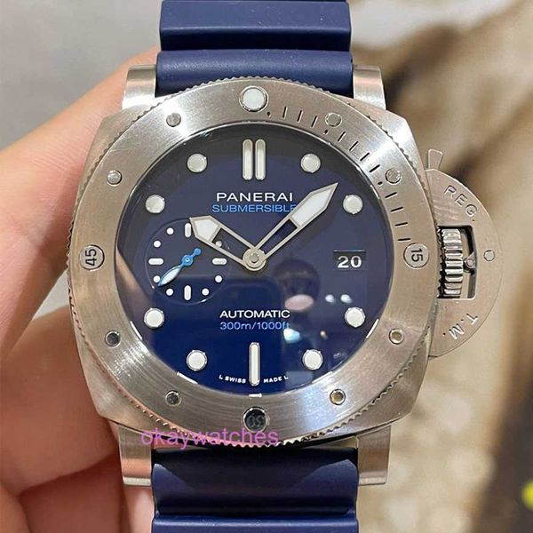 Fashion Luxury Penarrei Watch Designer It Now New Submarine Series Watch Limited Edition Circle Mens Mechanical Pam00692