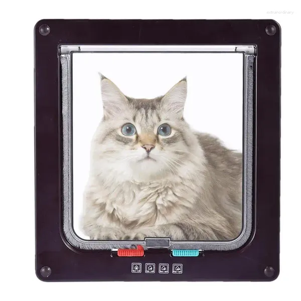 Kedi Taşıyıcılar Evcil Kapı İç Cam Pencere Yeniden Kullanılabilir Köpek Evi ve Köpekler için Dışarı Küçük Kediler Evcil Hayvan Hediyesi