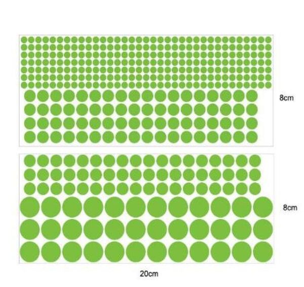 407pcs Glühen in den dunklen Sternwandaufklebern runden Punkt Luminous Kinderzimmer Dekor Vinilos Dekorativos Schlafzimmer Dekoration9259482