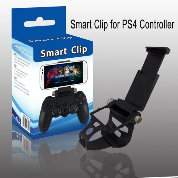 Racks Universal Mobiltelefonständer für PS4 Controller Foldable Grip Holder Einstellbare Gamepad -Montage -Clip -Halter für PS4