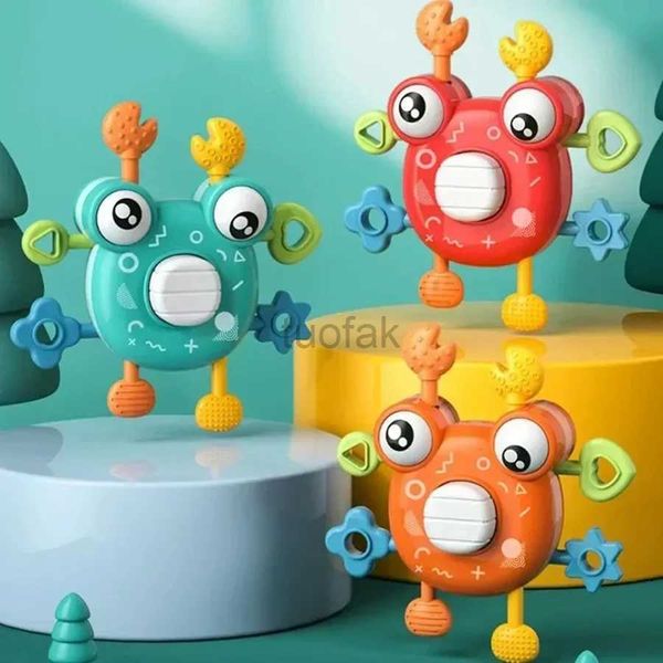 Bath Toys Montessori Sensory Toys Baby 6 12 месяцев Силиконовая тяга Интерактивная образовательная игрушка для малышей по развитию обучения D240507