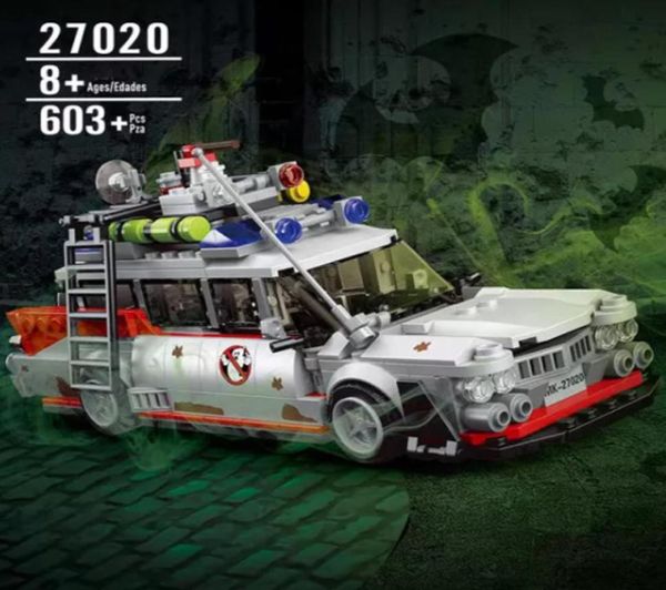 Lepin -Blöcke MOPS King King 27020 Filmspieltechnik statische Version Ghost Bus Bausteine 603pcs Bricks Toys for Kids Gift3341376