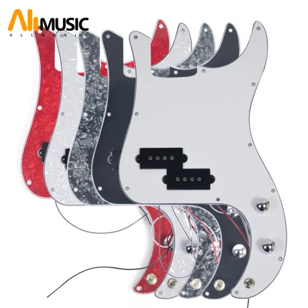 Acessórios PB P Bass Bass pré -conectado Pickguard Scratch Plate com pick -up para 4 String P Bass Multi Color