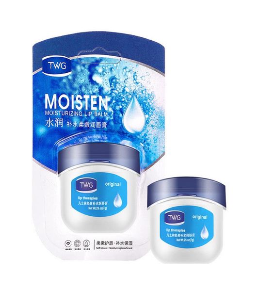 TWG Vaseline Lip Balm Feuchtigkeitsspendende Lippenstift Basis Feuchtigkeitscreme Make -up Natural Plant Antikracking Lip Care Petroleum Jelly7740156