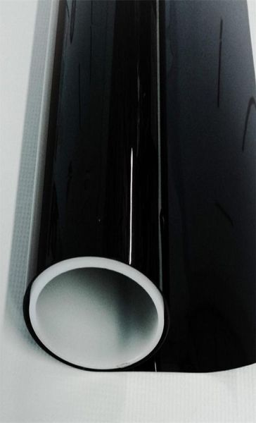 50cm500cm 5VLT Black Window Black Tint Film Car House House Comercial Isolamento de Calor Proteção de Privacidade Solar Y2004161185373