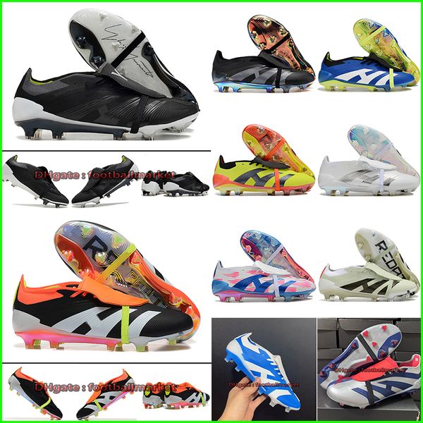 24+ Falte Zunge Elite FG Fußballschuhe Stiefel Stollen für Herren Frauen Kinder Fußball de Crampon Scarpe da Calcio Fussballschuhe Botas Futbol Chaussures Firma Ground 08