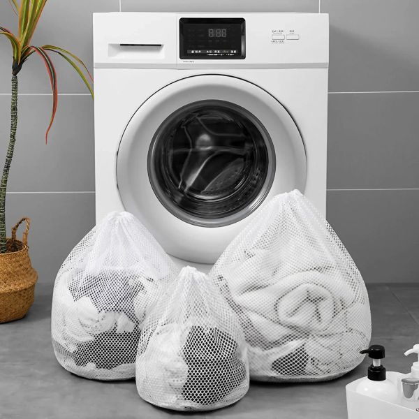 Organizzazione Borsa per lavanderia a maglie da 1 pc Design da cofano lavabile in lavatrice per camicette, calze, calze e biancheria intima