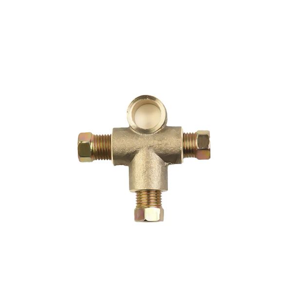 Ornamentos de 4 peças Conjunto de três via TTYPE TRÊS TRÊS ASSENHO METRIC CURTO METRIC M10 3/16 TUBO 10MM CONJUNTO DE FREIO DE FREIO DE INFORMAÇÃO CONVEX