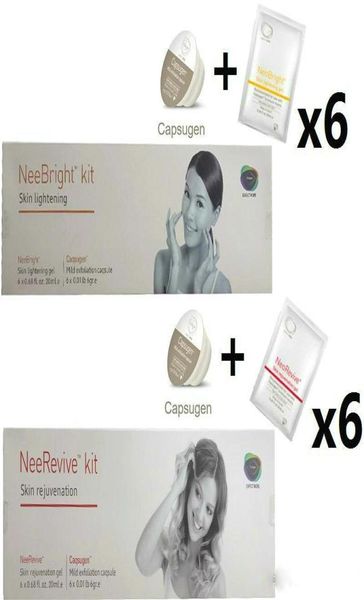 Cremes de massagem Esfoliação Consumível Neebright Neerevive Capsugen e Kit Antiavel Nee Revive13523078