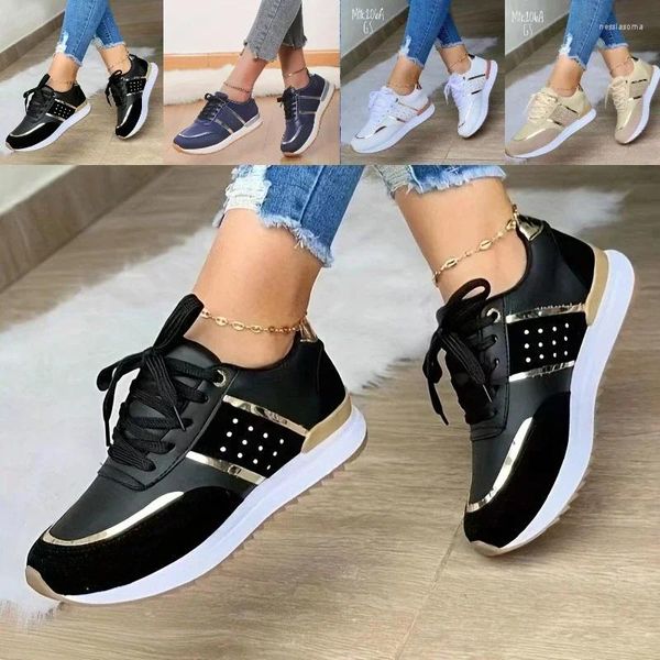 Scarpe casual Donne Sport Sneaker Sneaker Atletico Tennis Moca