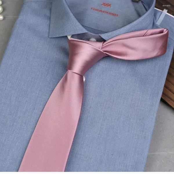 Bow bağları Klasik ve basit düz renk 8 cm kravat Erkekler Yüksek Yoğunluk Resmi iş gündelik giyim