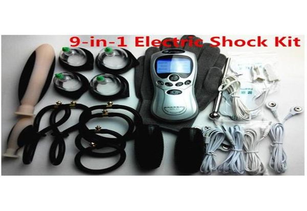 ElectroShock Electro pulse pênis fisioterapia anel de anel uretral plug plug pad BDSM Jogos adultos Produtos de sexo adulto brinquedos para ele2665141