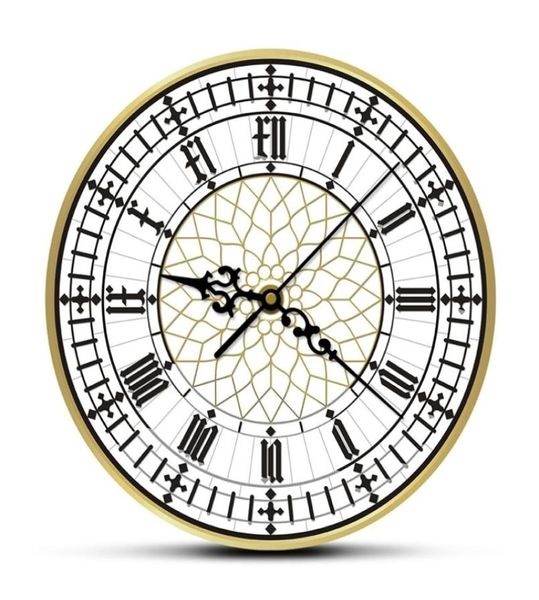 Big Ben Clock contemporaneo moderno orologio da parete retrò silenzioso non ticchettite watch inglese decorazioni della casa Gran Bretagna London Gift LJ208088583