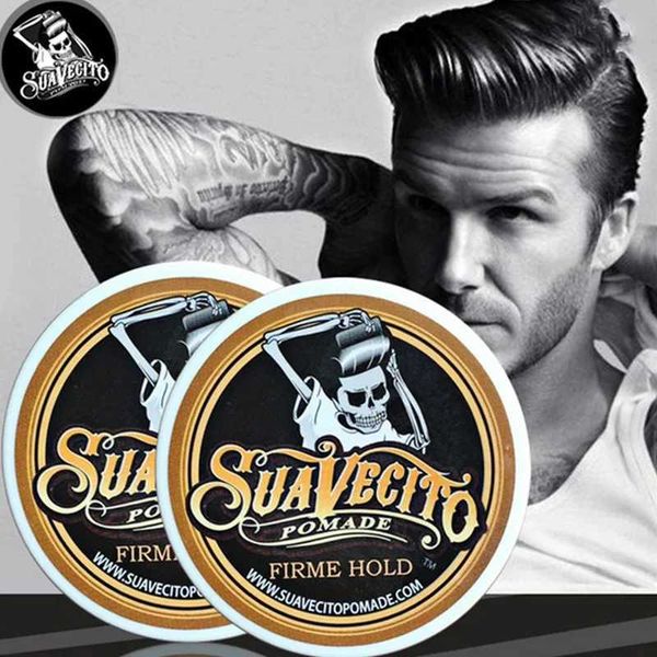 Pomades cere 5pcs peli Suavecito pomata in stile pomata Scheletro Crema di olio olio slittata mantenendo gli uomini non originale Q240506