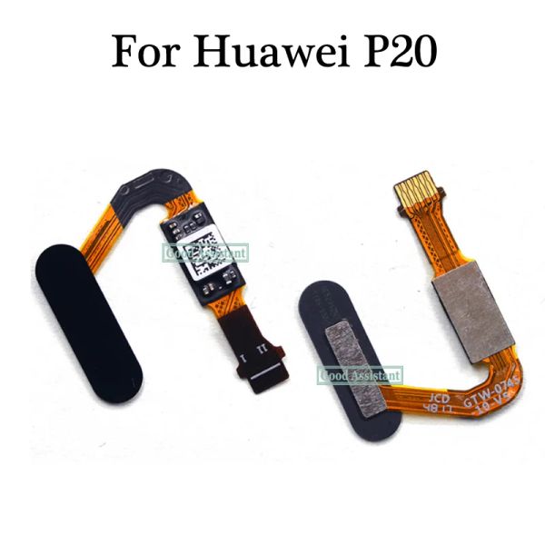 Scanners Fingerabdruckscanner für Huawei P20 EMLL09 EMLAL00 EMLL29 Touch Sensor ID Home Button Return Assembly Flex Kabel