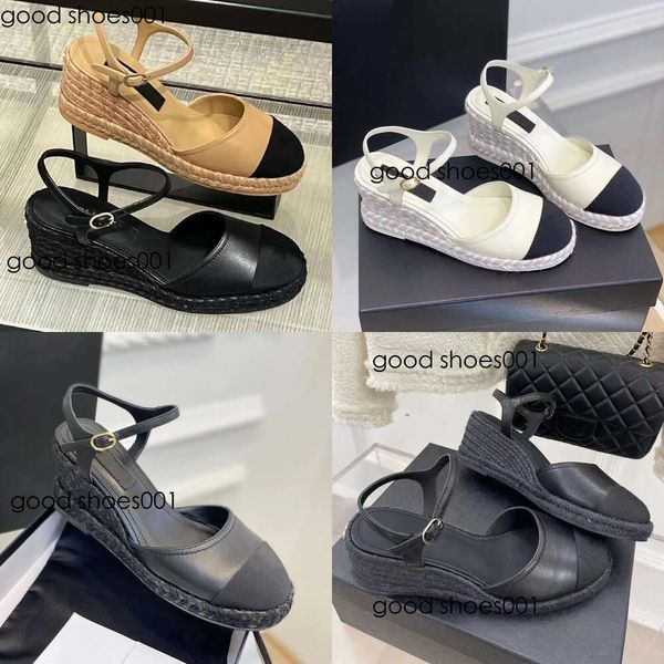 Digner Sandalen Sandalen Klassiker Schnalle Sandalenkette Gold Hochqualität schwarz Frauen Sandale 100% Kalb Leder Flip Sexy Sommer Mode Strand Slippe Orinial Edition