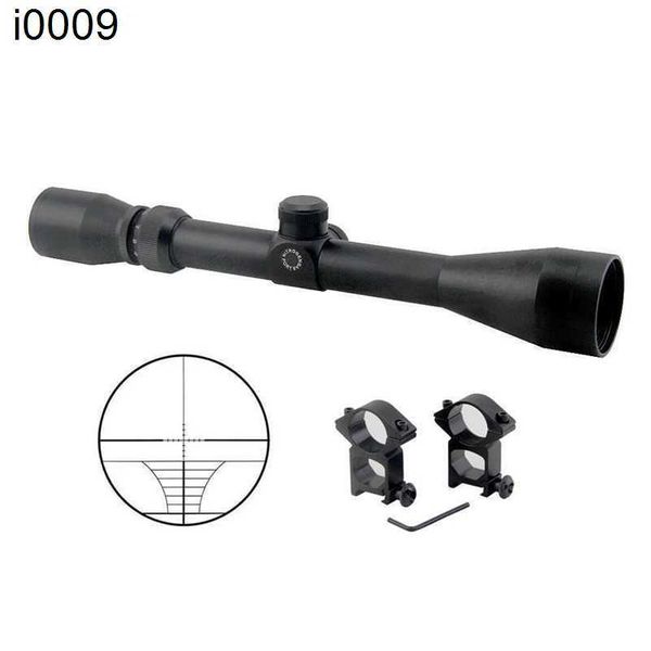 Orijinal Av 3-9x40 Kapsamı Örneğin A Hava Tüfek Airsoft Pnömatik Çekimleri için Uzun Menzilli Optik Teleskop Tatar Yarı Retikisi Rimfire .22LR