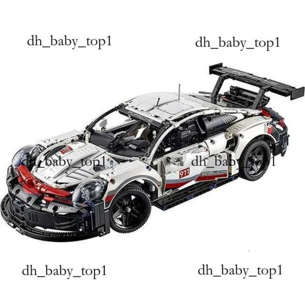 Blocos de brinquedos de LEGOS 911 RSR Engenharia Compatível para Carros 42096 Bricks 1580 Peças Kit de construção de modelos para adultos presentes infantis Bloco de construção Toysl240118 9100 LEGos Conjunto