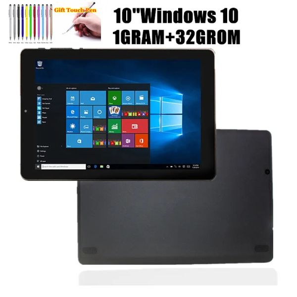 ПК 10,1 дюйма Windows 10 планшета PC 10Q 1280*800 IPS HDMICATAILED Двойная камера Квадратная батарея 6000 мАч.