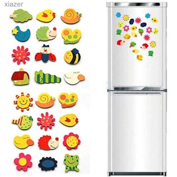 Kühlschrankmagnete 12 süße tierische Cartoon gefrorener Magnetaufkleber süßes und interessantes Kältemittelspielzeug farbenfrohe Kinderspielzeug WX