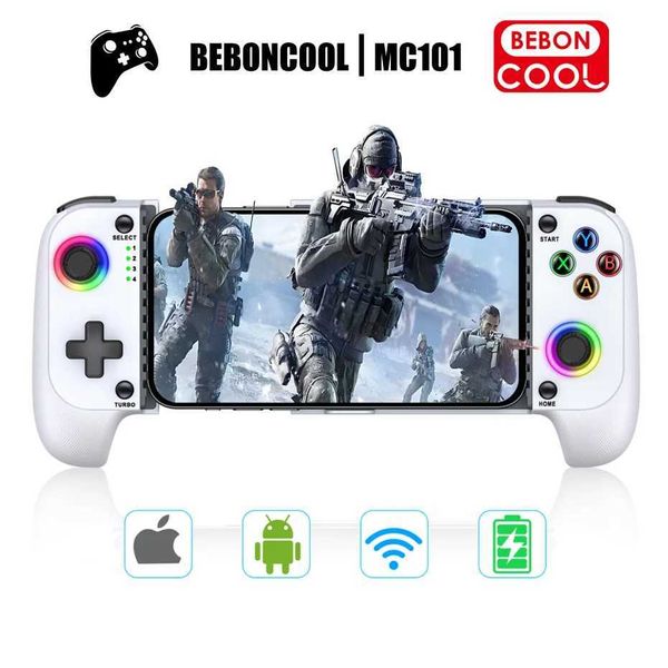 ICKS BebonCool MC101 Salão de celular Efeito Board RGB Conexão sem fio Bluetooth Para jogos em nuvem Xbox Games/Android/iOS J240507