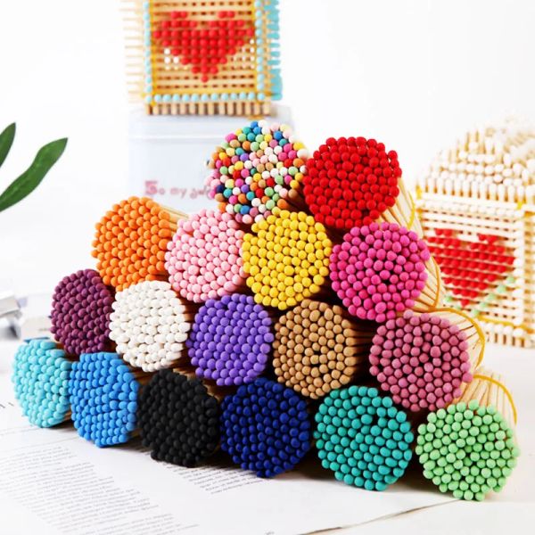 Acessórios 320pcs 100mm Macacos coloridos em massa coloridos Multispecificação portátil Multsispecification Kitchen Fool Tool Segurança Camping Backup Flint Match