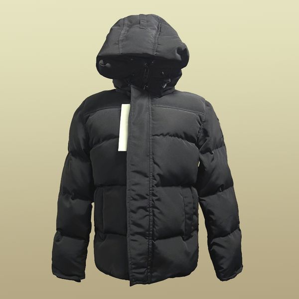 Kanadalılar Kuyum Puffer Kış Palto Tasarımcı Erkekler Orta Uzunlukta Parka Ceket-Kış Kalın Sıcak Rüzgar Geçirmez Sokak Giyim XS-XXL