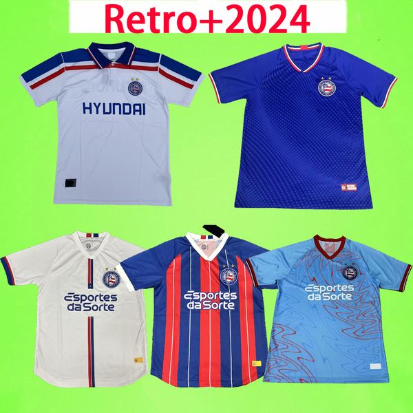 2024 2025 EC Bahia Soccer Jerseys Retro 1998 Patrick Mens 23 24 Daniel Rezende Jacare goleiro GK Futebol camisa Camisetas de Futbol Uniforme de treinamento