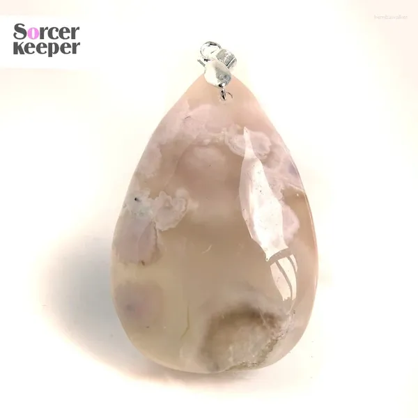 Collane a sospensione di alta qualità Blossom naturali di ciliegio perle in pietra di pietra in pietra Collana all'ingrosso per i gioielli maschili da uomo BF025