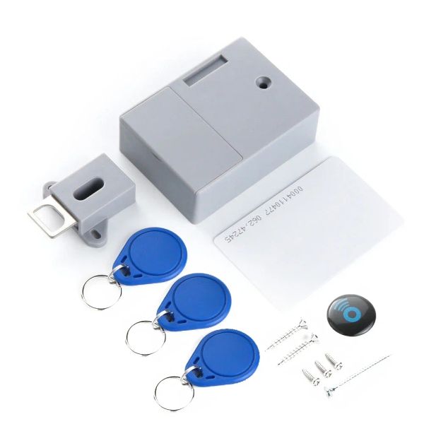Karte DIY Smart Sensor RFID Hidden Safety Digitale Schrankschloss/elektronische Schubladenschlösser unsichtbarer Sensorschloss für Kleiderschrankmöbel