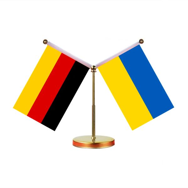 Accessoires Mini deutsches Banner mit Osteuropa Nation Ukraine Belarus Georgia Pickup Fahrzeug Fahrzeug Van Car Interier Flags Deutschlands