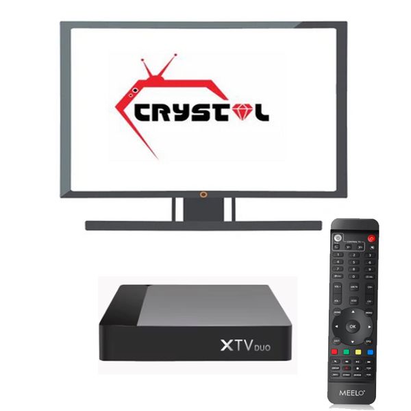 TV Box stabile TV online Android 11 Smart 4K TV Box XTV Duo 2GB 16GB ROM 5G Dual WiFi Set Top Box Aggiungi Crystal 12m TV per il Regno Unito Svizzera Germania Paesi europei