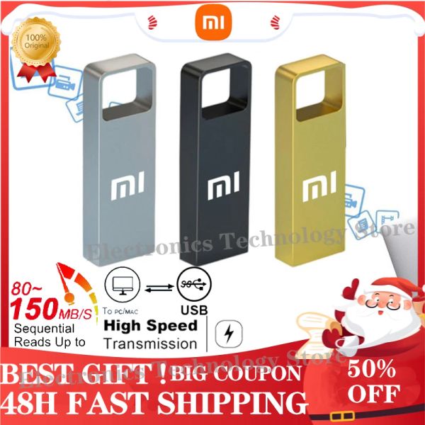 Адаптер 2024 Xiaomi Mini U Disk Highspeed Flash Drive OTG 2TB 1TB USB 3.0 Передача данных.