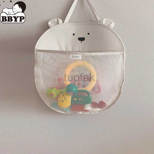 Badespielzeug Baby Bad Mesh Bag für Bad Spielzeug Bag Kinder Korbspielzeug Netto Cartoon Tierbär Hund wasserdicht