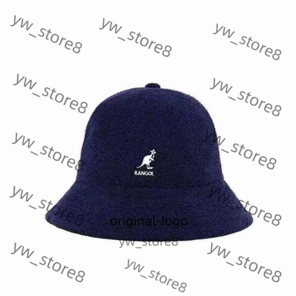 Кенгуру дизайнерские шариковые шапки Kangol Fisherman Hat Sun Hat Sunscreen Вышивка.