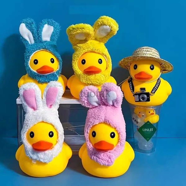 Bath Toys Big Rubber Duck Bath Toy - Páscoa Dato de borracha gigante Duckie Big Duckie Baby Birthday Party Favors D240507