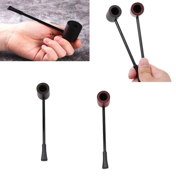 Zubehör Langer Briar Rohr Multi -Choice Gerade Raucher Tabakrohr Best Briar Wood Pipe 3mm Filter Rauchrohr Set