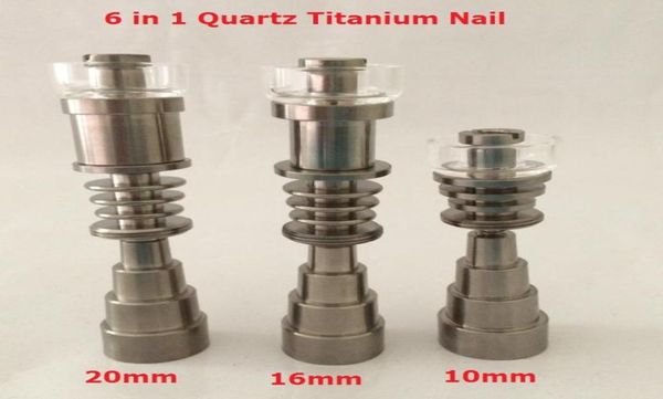 Chiodo intero enail quarzo titanium chiodi DEGULOless Grade2 10mm 16mm 20mm per e unghie Electric Pid TC Daber Box2579235