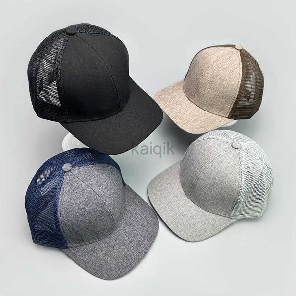 Caps de bola Bloco de cores pessoais Chapéus de beisebol Novos homens Mulheres tendem ao sol ao ar livre Moda casual de moda casual versátil Caps D240507