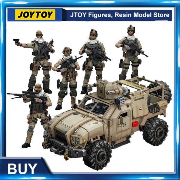 В наступлении Joytoy 1/18 военные фигурки США USARMY Delta Assault Squad Collection Модель Toy Gift 240506