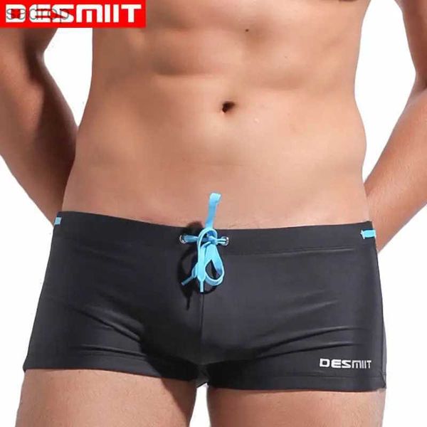 Swimwear maschile Desmiit nuoto Trunks for Men Swimwear Swin Shorts Sexy Gay Swimsuit Young Boy Beach Boxer Slievi Zwembroek Badehose 2022 XW